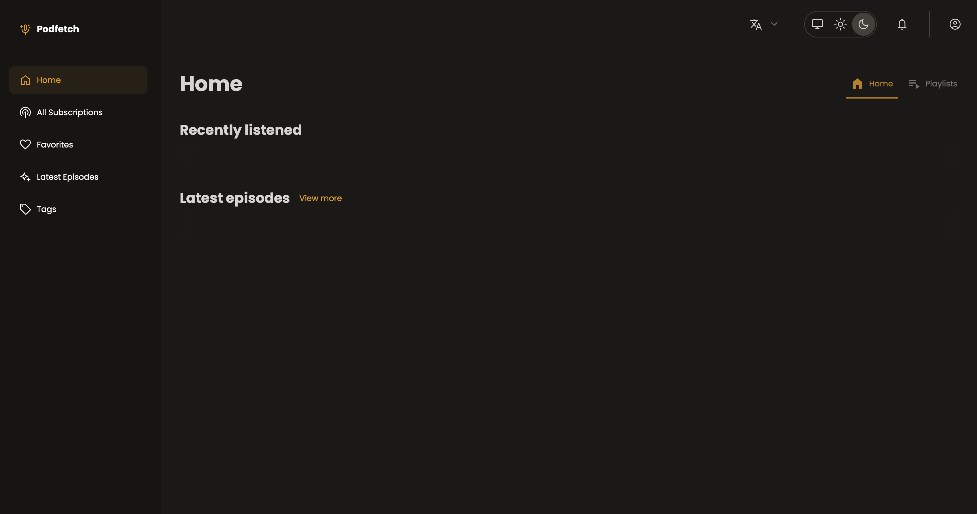 Podfetch Screenshot