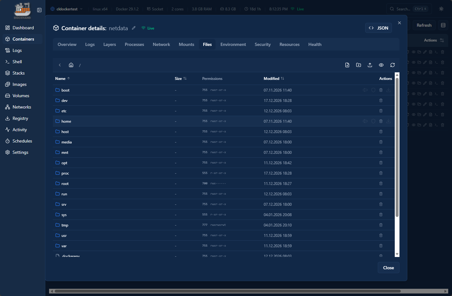 Dockhand Screenshot