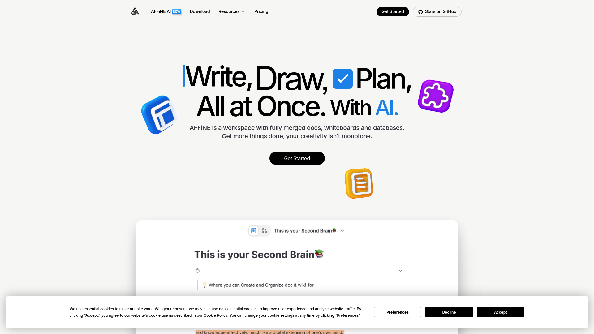 Affine Screenshot